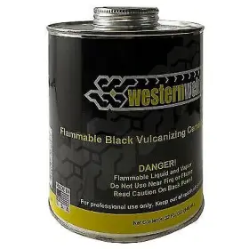 Wch-03 Western Weld Black All Purpose Tire Repair Vulcanizing Cement Brush Top Can 1qt #2