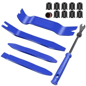 Tzc-15-002b Wetado Auto Trim Removal Tool Kit 15 Pcs Car Panel Door Window Tools Blue