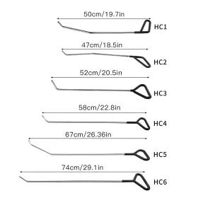 Whdz 611830708754 Paintless Dent Repair Tools Removal Rods Kit With Awl Head Reflector Board #2