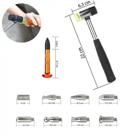 Whdz 611830708754 Paintless Dent Repair Tools Removal Rods Kit With Awl Head Reflector Board #3