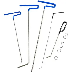Whdz 611830727007 Dent Removal Rods Tools Paintless Repair Set With Air Wedge For Auto Body H