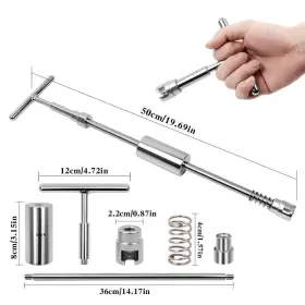Whdz 611830736436 Paintless Dent Repair Tool 14pcs Puller Tools Kit T-bar With Remova #2