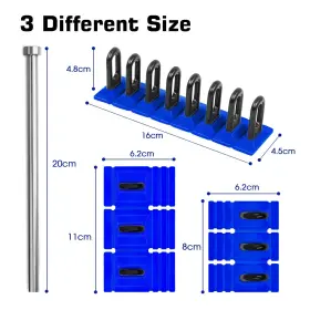 Whdz 611830736740 Paintless Dent Removal Kit Repair Glue Puller Tabs Heavy Duty Auto Body #2