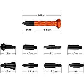 Tp0404gg001 Whdz 22pcs Car Dent Repair Hammer Tips Kits Paintless Tools Metal Heads Body #3