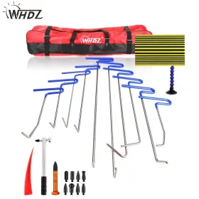 Tp6217gg005 Whdz 24pcs Paintless Dent Repair Kit Puller Rods And Hammer