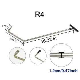 Tp6408gg002 Whdz 12 Pcs Car Dent Removal Puller Tools Auto Body Push Rods Stainless Kits #3