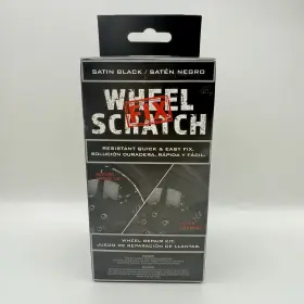 Ws00123 Wheel Scratch Fix Lux Supply Kit Satin Black Rim Repair Touch Up Paint For Car Alloy Wheels
