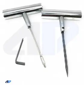 Tp-09 White Knight Tp-06/tp-09 Solid T-handle Tire Plug Insertion Repair Tool Set Steel Split Eye Needle /probe