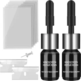 Daizhuang-a1kt Windshield Crack Repair Kit 2 Bottles Cracked
