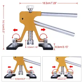 Bm-60 Winsall Auto Body Dent Puller Kit Paintless Repair Tool Adjustable Car Rem #3