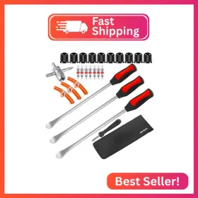 14.5-red Wintowin 14.5 Inch Tire Spoons Tool Set Professional Changing Kit For Dirt Bik