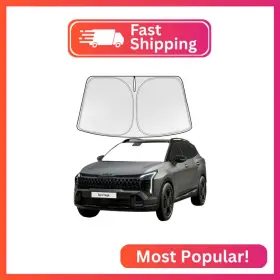 Wta105 Wodsta Foldable Sun Shade Full Coverage Windshield Sunshade Compatible With Kia