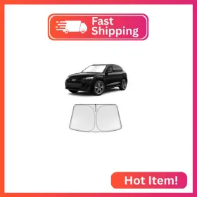 Wta106 Wodsta Foldable Sun Shade Full Coverage Windshield Sunshade Compatible With Audi