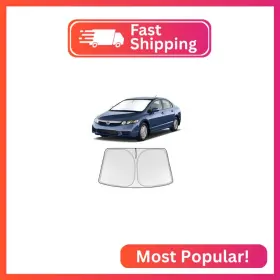 Wta116 Wodsta Foldable Sun Shade Full Coverage Windshield Sunshade Compatible With Hond