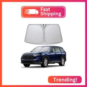 Wta125 Wodsta Foldable Sun Shade Full Coverage Windshield Sunshade Fit For Honda Crv 20