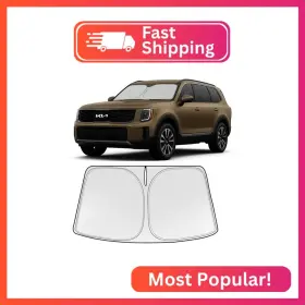 Wta137 Wodsta Foldable Sun Shade Full Coverage Windshield Sunshade Compatible With Kia