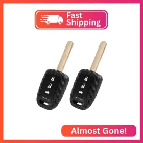Hdbc4-sce2 Worcas 2 Pcs Carbon Fiber Silicone Case Compatible With Honda Accord Civic Cr