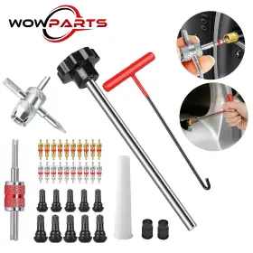 Tr414 Wowpartspro 616361649729 Tire Valve Stem Tool Kit Tr413 Core Remover Installer Repair Set Car Truck