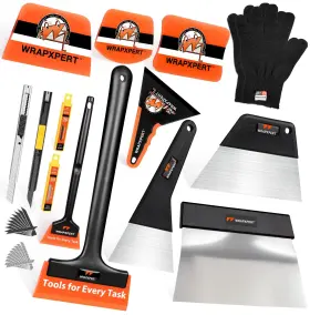 Wrapxpert Wx-tl-f12 Window Tint Tools Kit For Multi-size 14-in-1 Pack