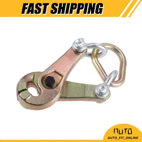 X Autohaux 634149007912 Single Vehicle Body Clamp Replacement Metal Gold Tone Silver Universal