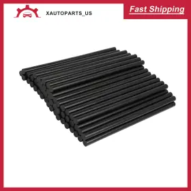 X Autohaux 639664999094 7mm 150mm Black Paintless Dent Repair Hot Melt Glue Sticks For Car - 50 Pcs