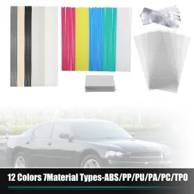 X Autohaux 723115128307 Universal Piece Of 5 Welded Mesh With Stainlessmesh Foil Tape Fixing Car Bumper