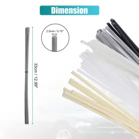 X Autohaux 726215303674 Universal Plastic Welding Kit Includes Rods Mesh Foil Tape Pack Of 1 #3
