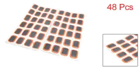 X Autohaux 726215381504 48pcs Tyre Puncture Patches Tire Repair Rubber Patch Tool Custom For Car 24x35mm #2