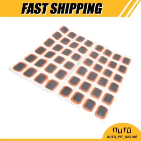 X Autohaux 726215381504 48pcs Tyre Puncture Patches Tire Repair Rubber Patch Tool Custom For Car 24x35mm