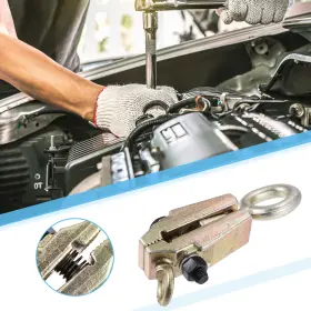 X Autohaux 726215955743 Universal Auto Body Clamp With Self Tightening Grip Metal Gold Tone Black