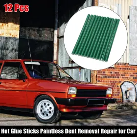 X Autohaux 746453233915 12pcs 11 200mm Eva Bling Paintless Dent Repair Hot Melt Glue Sticks Green