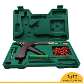 X Autohaux 786527439225 One Automotive Tire Plugger Tubeless Wheel Vacuum Repair Tool Kit Green #3