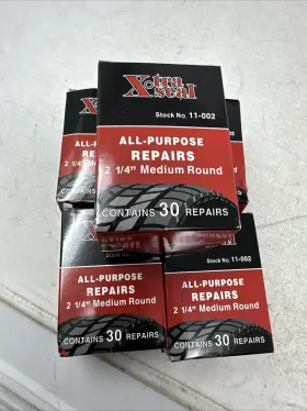 11-002 Xtra Seal /lot Of5 Boxes/30 Repairs Per Box/nib/free Shipping