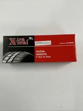 Xtra Seal 12-395/50 Tire Repair Plugs 8 Inch Fat Black Radial Inserts 50 Count