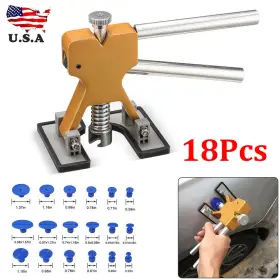 V-04crp0001ayl Ylwspeed20 Car Paintless Dent Repair Dint Hail Damage Remover Puller Lifter 18 Tab Tool Kit