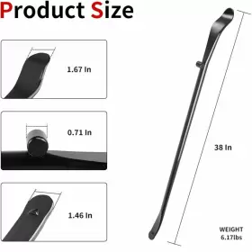 34645 Ysg-auto 37030 38 In X 4/5 Tire Iron Mount And Demountchanging Removal Tool Black #3