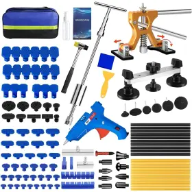 Xfgj001 Yutaowh Car Dent Puller Kit - Painless Removal Tool With Adjustable Lifter And Slide Ha