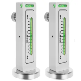 Ziopetru 768399967419 2 Pack Adjustable Magnetic Gauge Tool Wheel Camber White