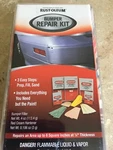 Rust-oleum Bumper Repair Kit 3-STEP Sander 2"-SPREADER Prep Wipe Filler Sheets. Fixed Price $24.99.