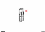 Genuine Bmw 259 89V K14 Touch-up Stick Set Titan Silver Metallic 51910302248. Fixed Price $35.59.