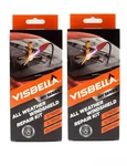 2 Packs- All Weather Windshield Windscreen Repair Kit For Glass Chips And Cracks. Fixed Price $15.38.