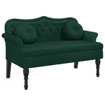 Velvet Upholstered Bench With Cushions For Living And Bedroom Vidaxl. Fixed Price $264.99.