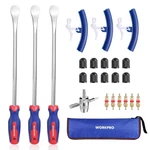 Workpro 14.5 Steel Tire Spoons Tool Set, 23-PIECE Iron With.... Fixed Price $39.99.