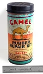 Vintage Camel Rubber Repair Kit Auto / Bicycle Tire Tube (circa 1950'S). Fixed Price $29.98.
