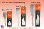 Torpedo 3 Pack Windshield Express Removal Blade Autoglass Tool, Re.... Fixed Price $92.99.