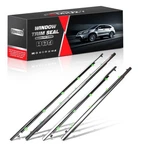 Door Window Trim Seal Weather Stripping Moulding Belt Glass Sweep Felt Kit Fi.... Fixed Price $61.57.