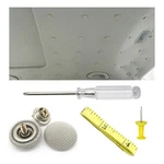60PCS Car Roof Headliner Repair Rivets Retainer One Size, Grey White Grid. Fixed Price $11.68.