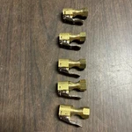 5 Haltec CH-360 Brass Lock On Closed Air Chuck Clip European Style 1/4. Fixed Price $34.99.