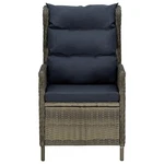 Outdoor Recliner Chair Patio Lounge With Cushions Poly Rattan Vidaxl. Fixed Price $322.99.