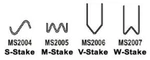 Motor Guard Stake For Use With MS1 - Bag Of 50 (MGMS2005). Fixed Price $33.25.